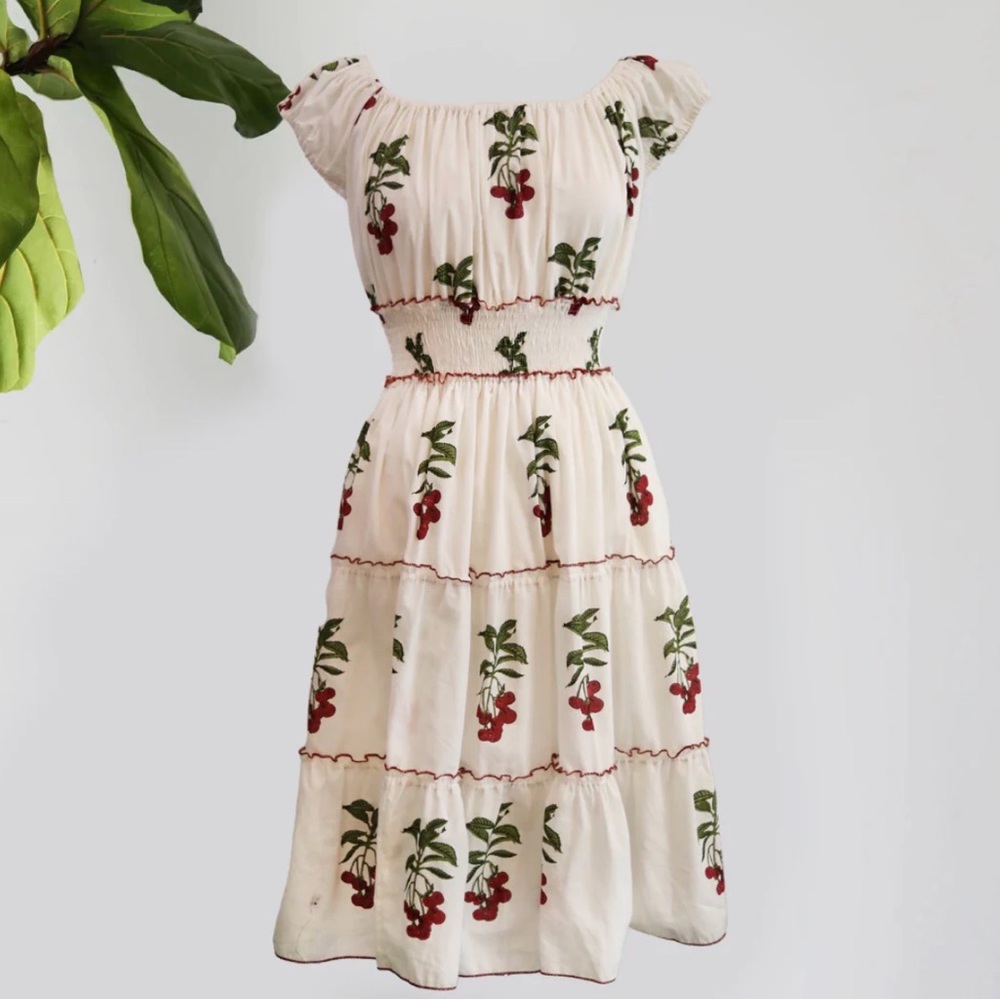 🍒 CJ LAING Lake Dress in Black Cherry 🍒